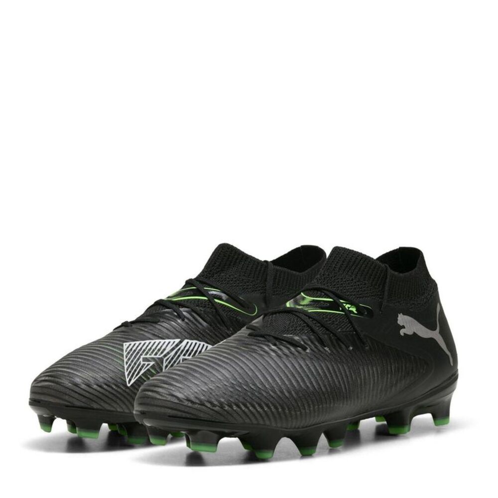 Puma Childrens/Kids Future 8 Pro Artificial Ground Football Boots / Black/Green